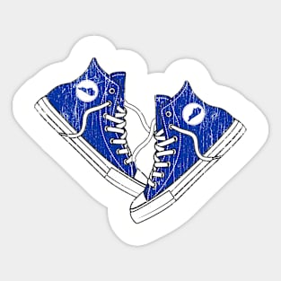 Kentucky Vintage Old School Sneakers Sticker